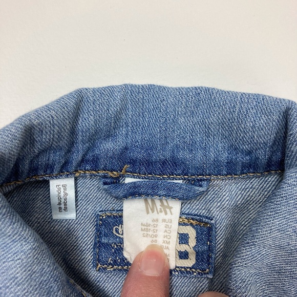 H & M Baby Jean Jacket 12 to 18 Months! - Picture 6 of 6